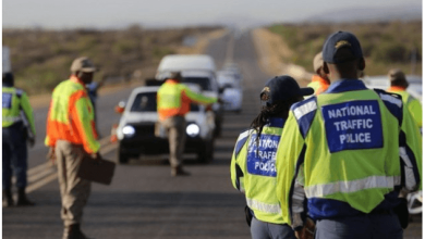 Traffic officers managing road safety, highlighting the upcoming Traffic Officer Learnership for 2025/2026.